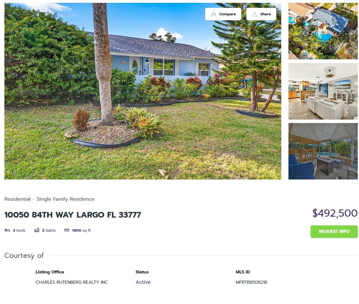 HOMES FOR SALE SEMINOLE FL 33777 - 1