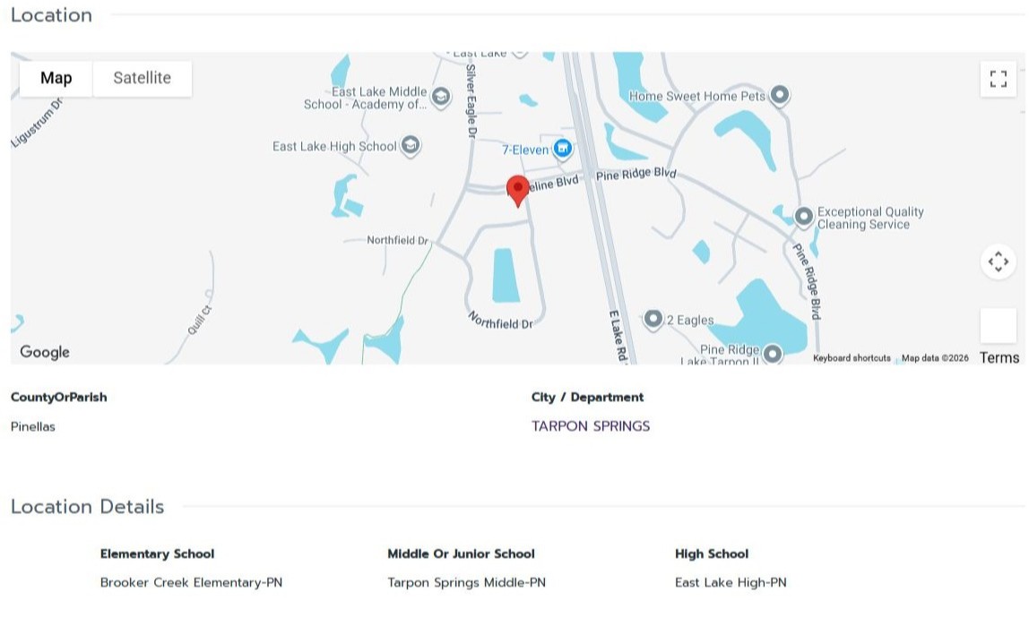 HOMES FOR SALE TARPON SPRINGS FL 34688 - 3