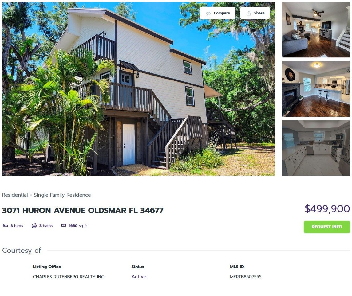 HOMES FOR SALE OLDSMAR FL 34677 - 1
