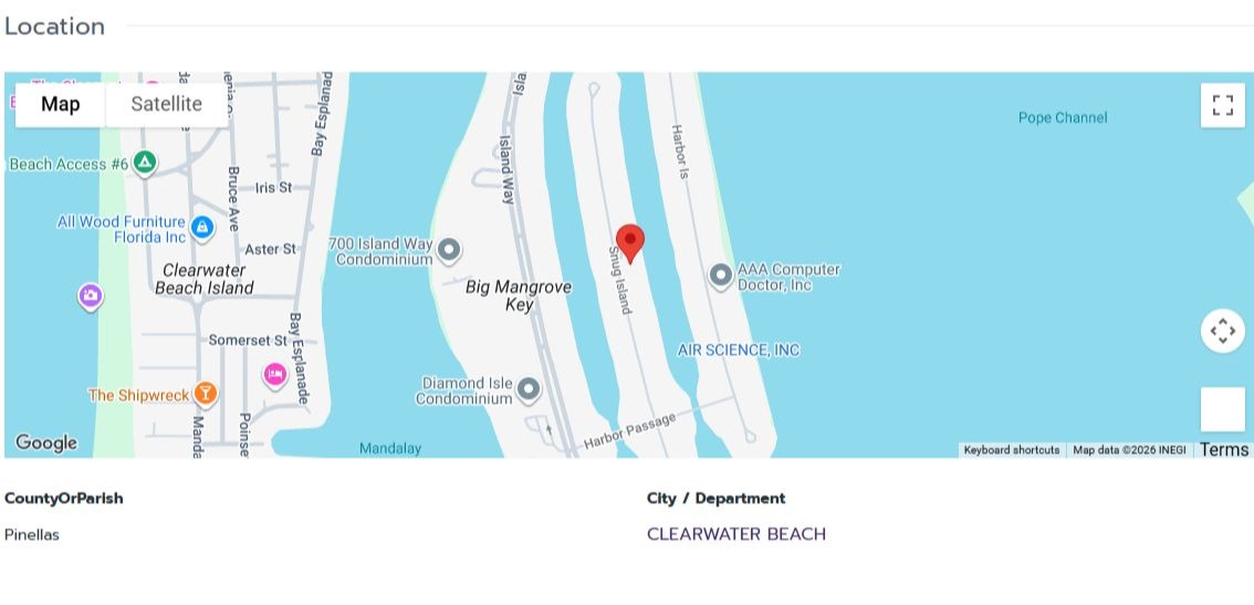 HOMES FOR SALE CLEARWATER FL 33767 - 3