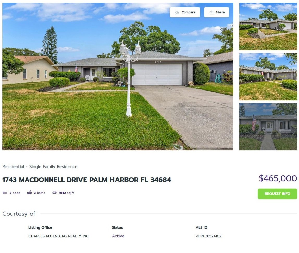 HOMES FOR SALE PALM HARBOR FL 34684 - 1