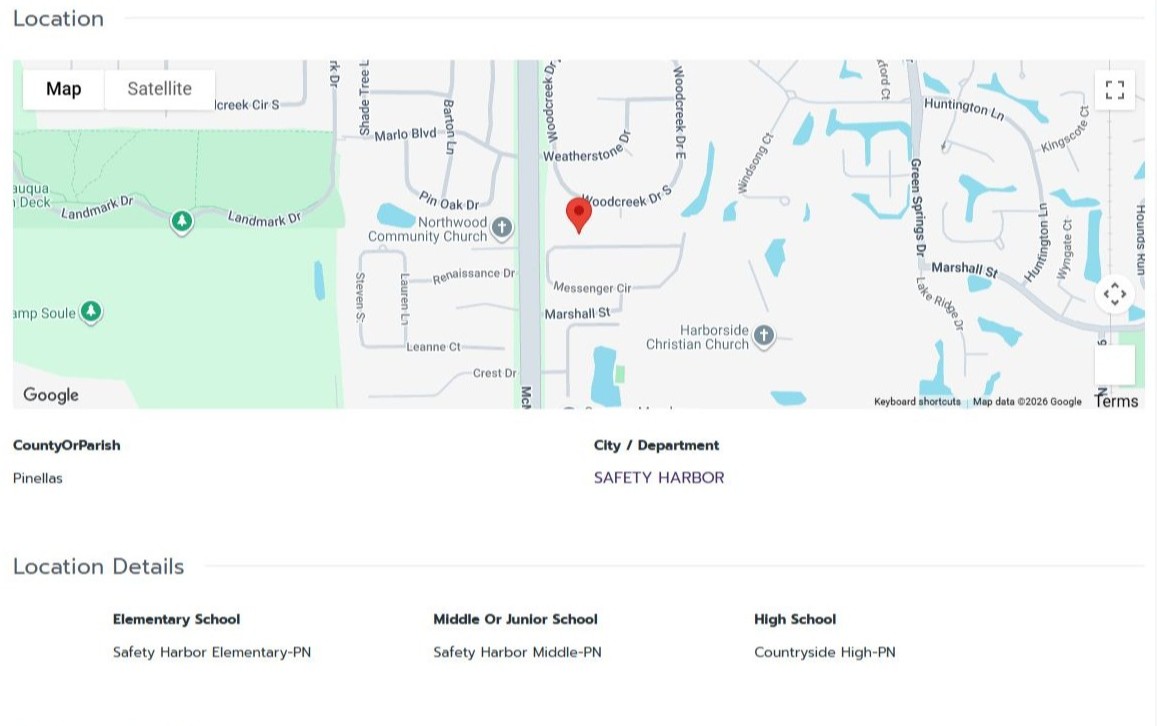 HOMES FOR SALE SAFETY HARBOR FL 34695 - 3