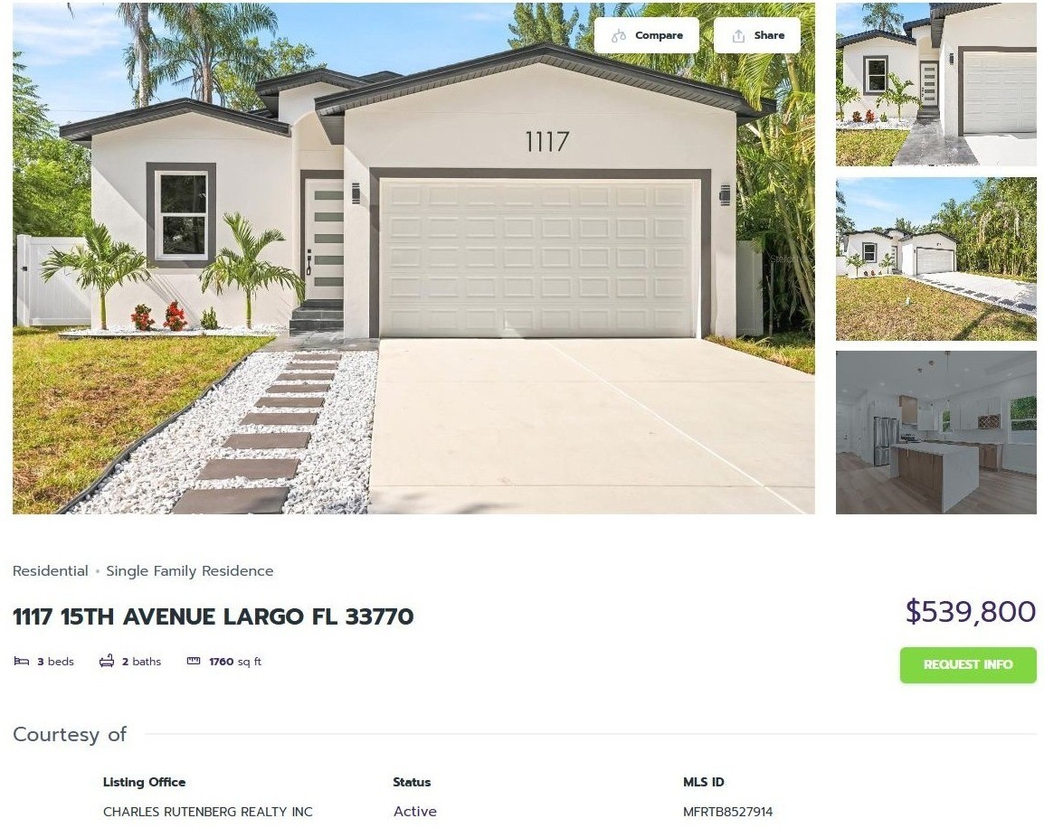 HOMES FOR SALE LARGO FL 33770 - 1