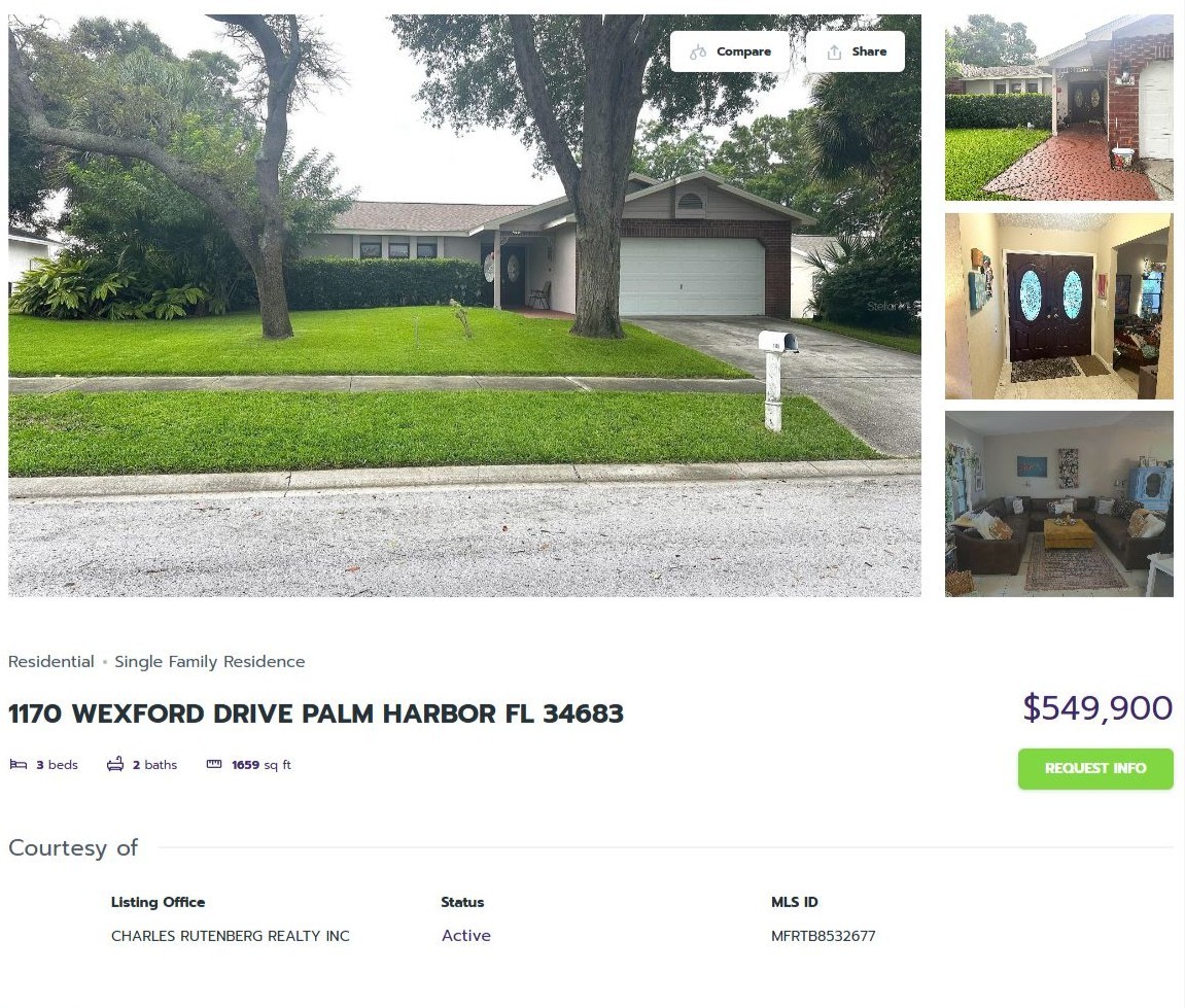 HOMES FOR SALE PALM HARBOR FL 34683 - 1
