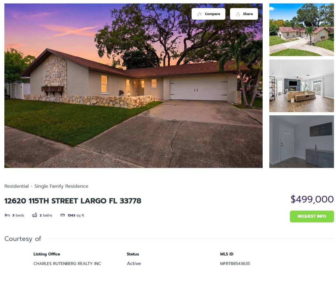 HOMES FOR SALE LARGO FL 33778 - 1