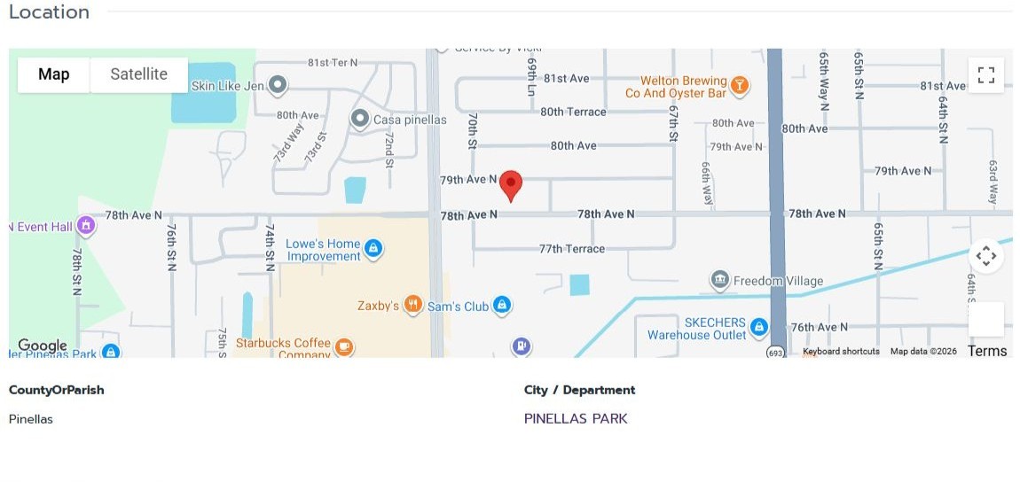 HOMES FOR SALE PINELLAS PARK FL 33781 - 3