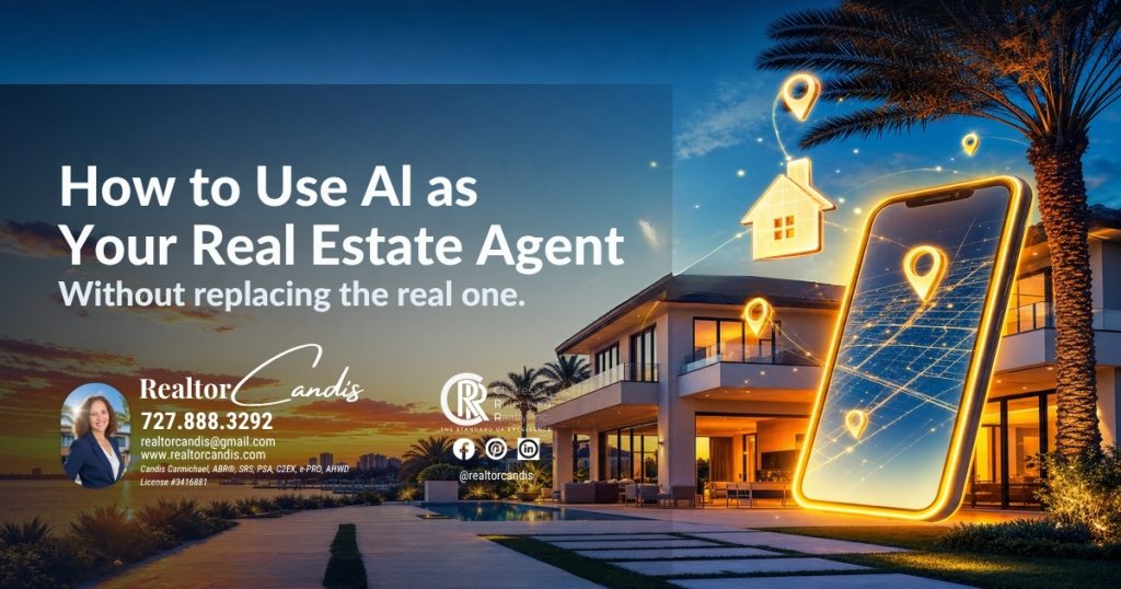 Realtor explaining how buyers can use AI to house-hunt, with a laptop showing Zillow and ChatGPT (2)