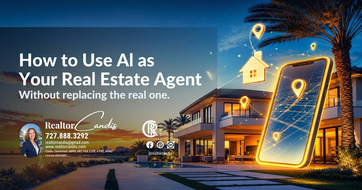 Realtor explaining how buyers can use AI to house-hunt, with a laptop showing Zillow and ChatGPT (2)